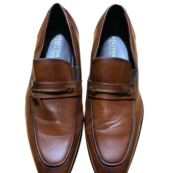 Kenneth Cole New York Other - Kenneth Cole Brock Loafers Mens 11 Brown Leather Slip On Dress Shoes